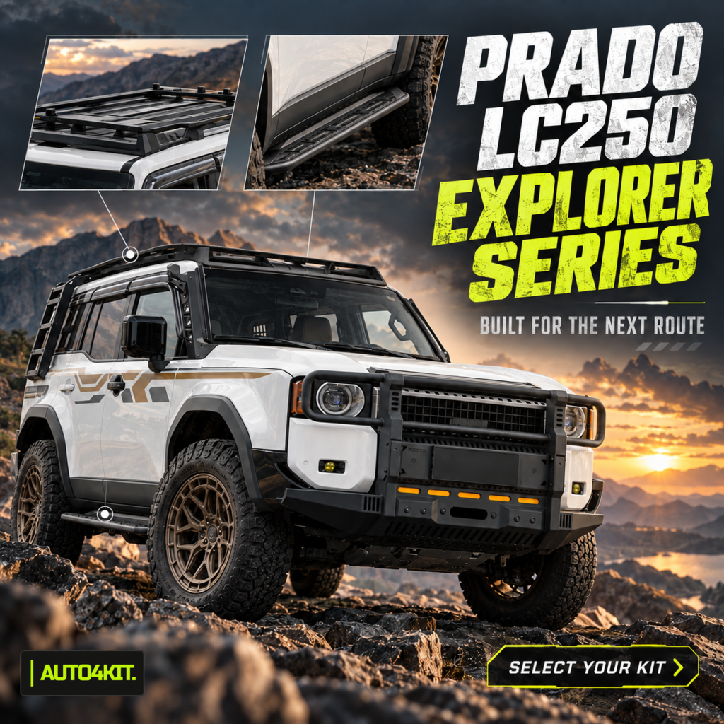 Toyota Prado LC250 fitted with Explorer series accessories