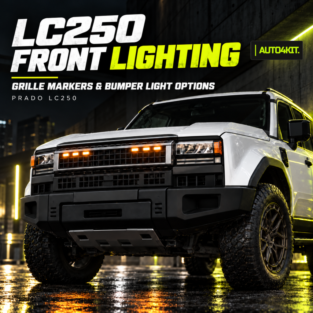 Toyota Prado LC250 front-lighting options overview