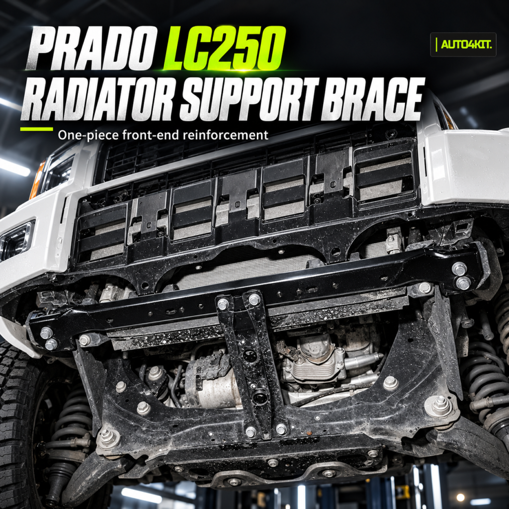 Toyota Prado LC250 front radiator support brace, single-piece product hero view