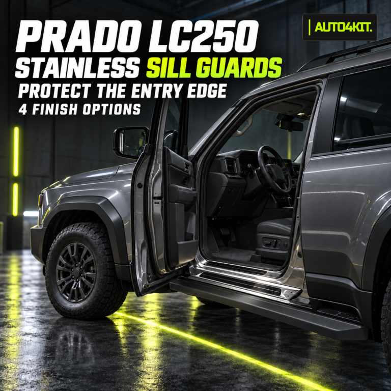 Toyota Prado LC250 Stainless Steel Door Sill Guards