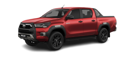Red Toyota Hilux representative vehicle