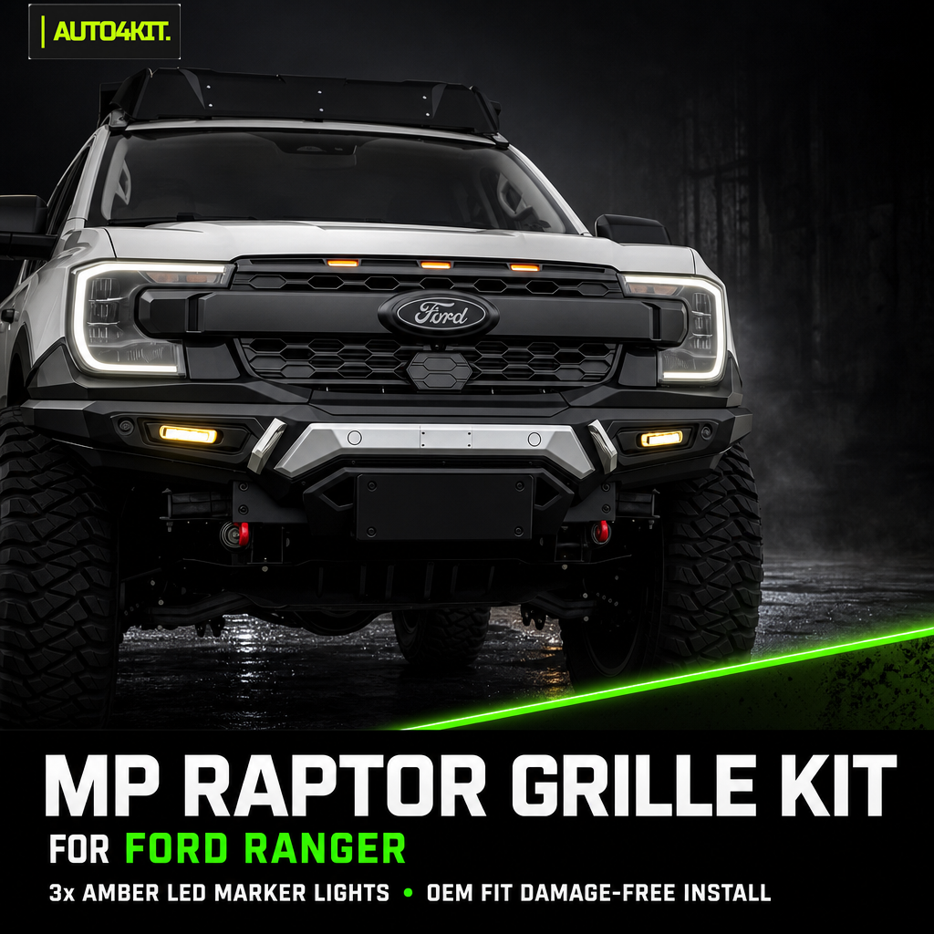 MP Raptor Grille Kit with Amber LED Marker Lights