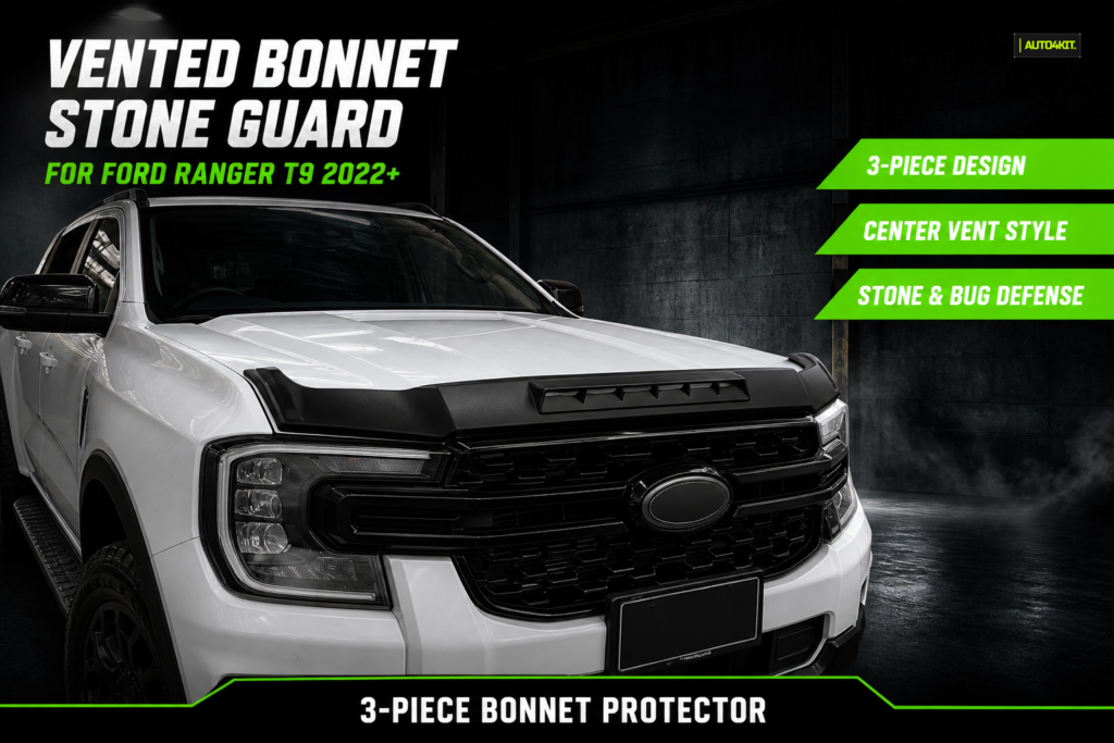 Vented Bonnet Stone Guard for Ford Ranger T9 and Everest