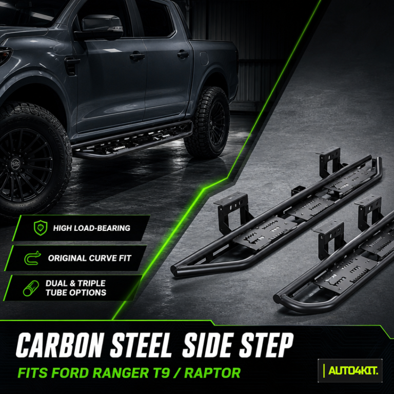 Ford Ranger T9 Dual-Tube and Triple-Tube Carbon Steel Side Steps