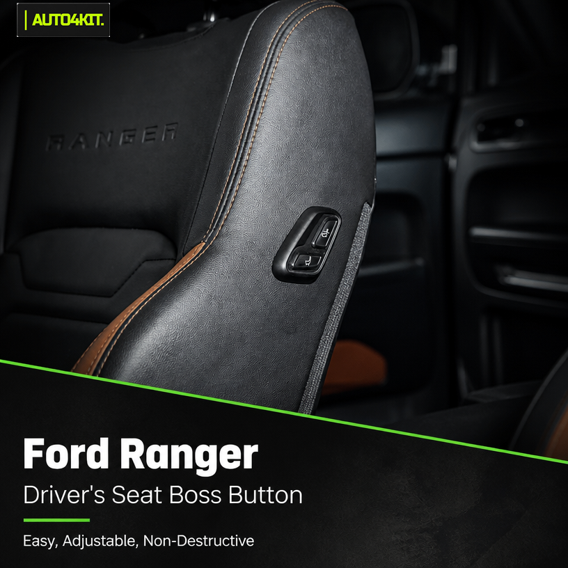 Ford Ranger passenger-seat boss switch control mounted beside the seat cushion